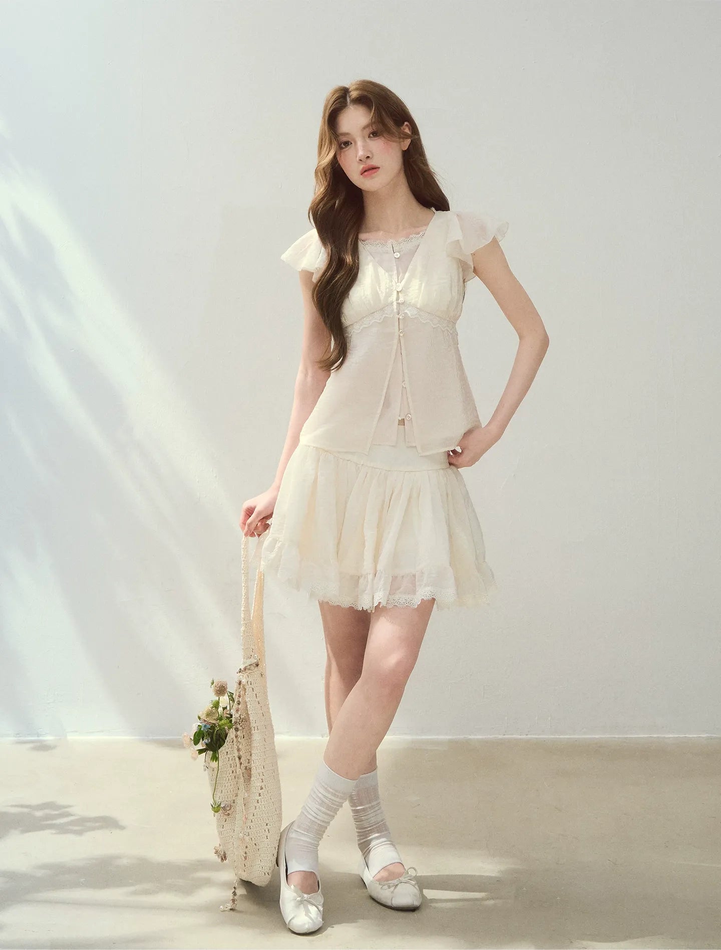 Shell Girl Blouse Skirt