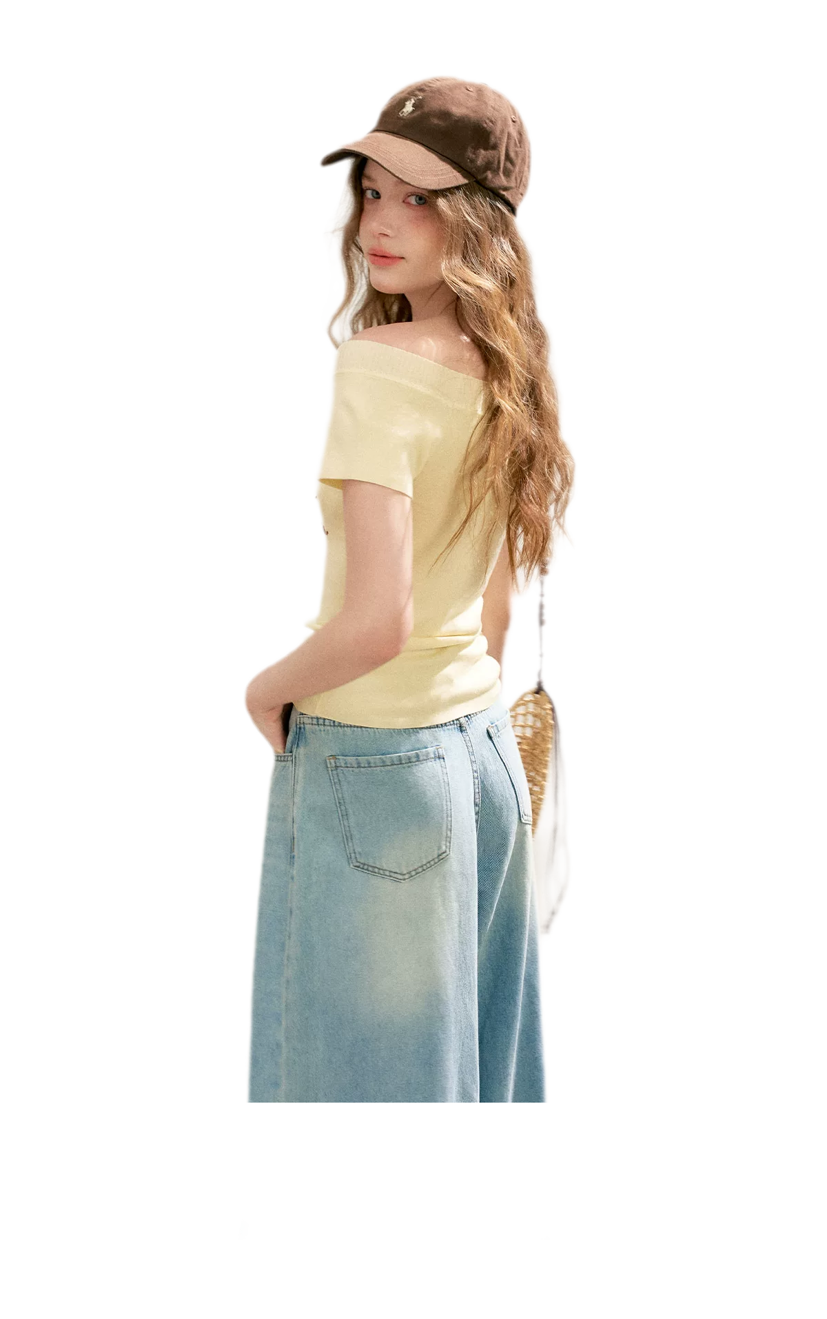Lyocell Embroidered Knit Tee