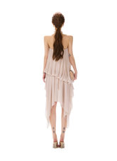 CYNR Pearl Halter Midi Dress – view 16