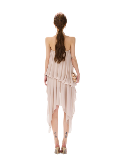 CYNR Pearl Halter Midi Dress – view 16
