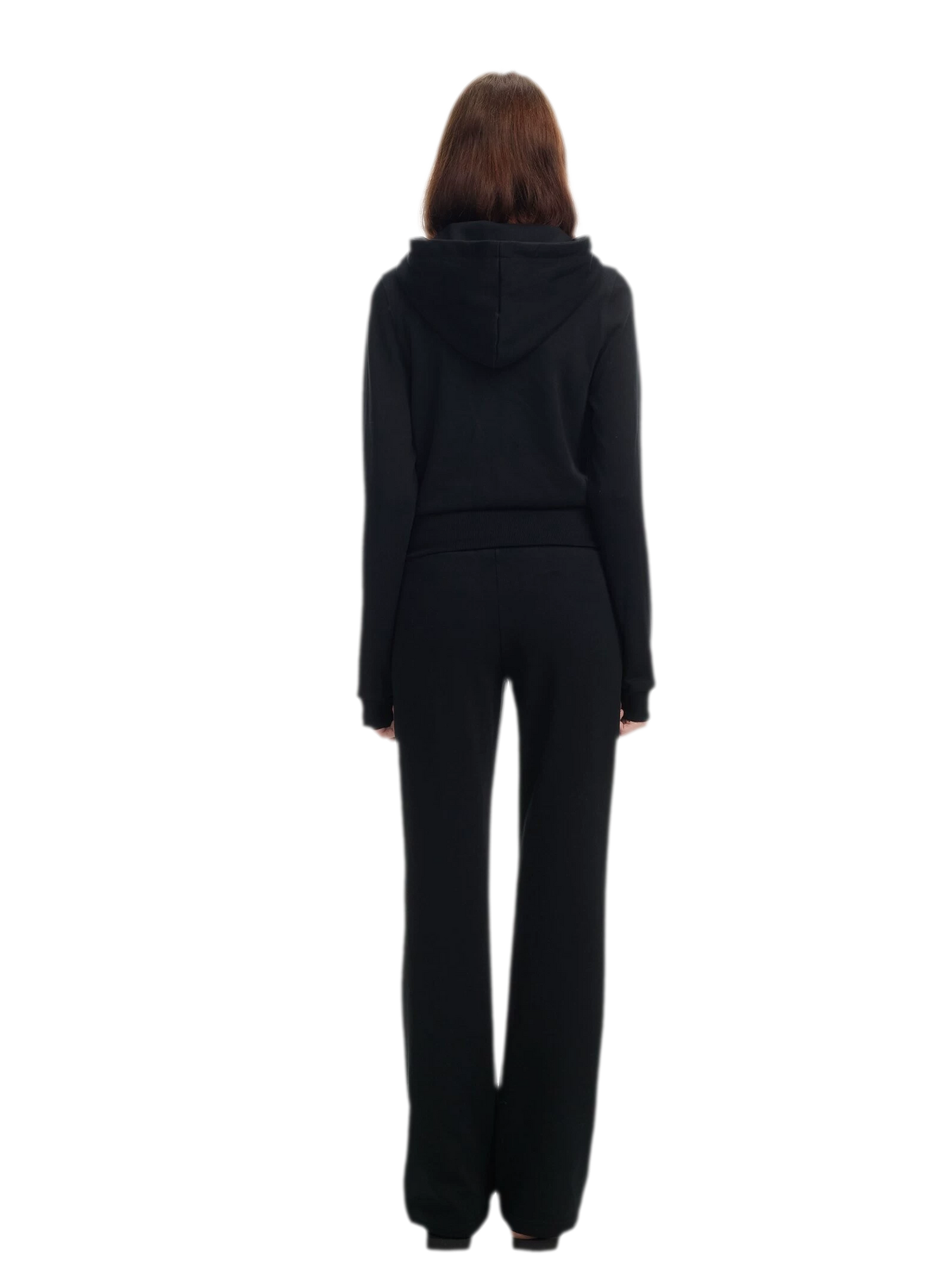 Washed Ribbed Low-Rise Sweatpants