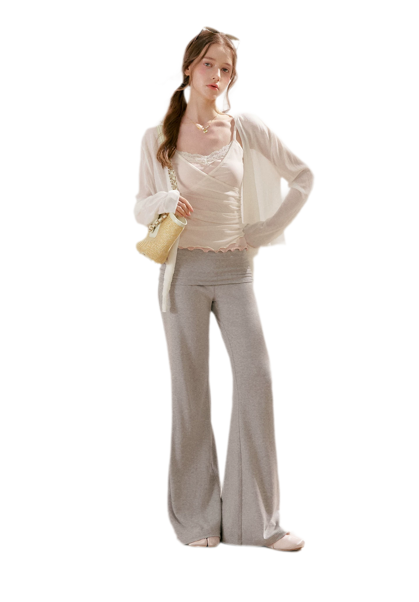 Sportique Knit Straight Pants