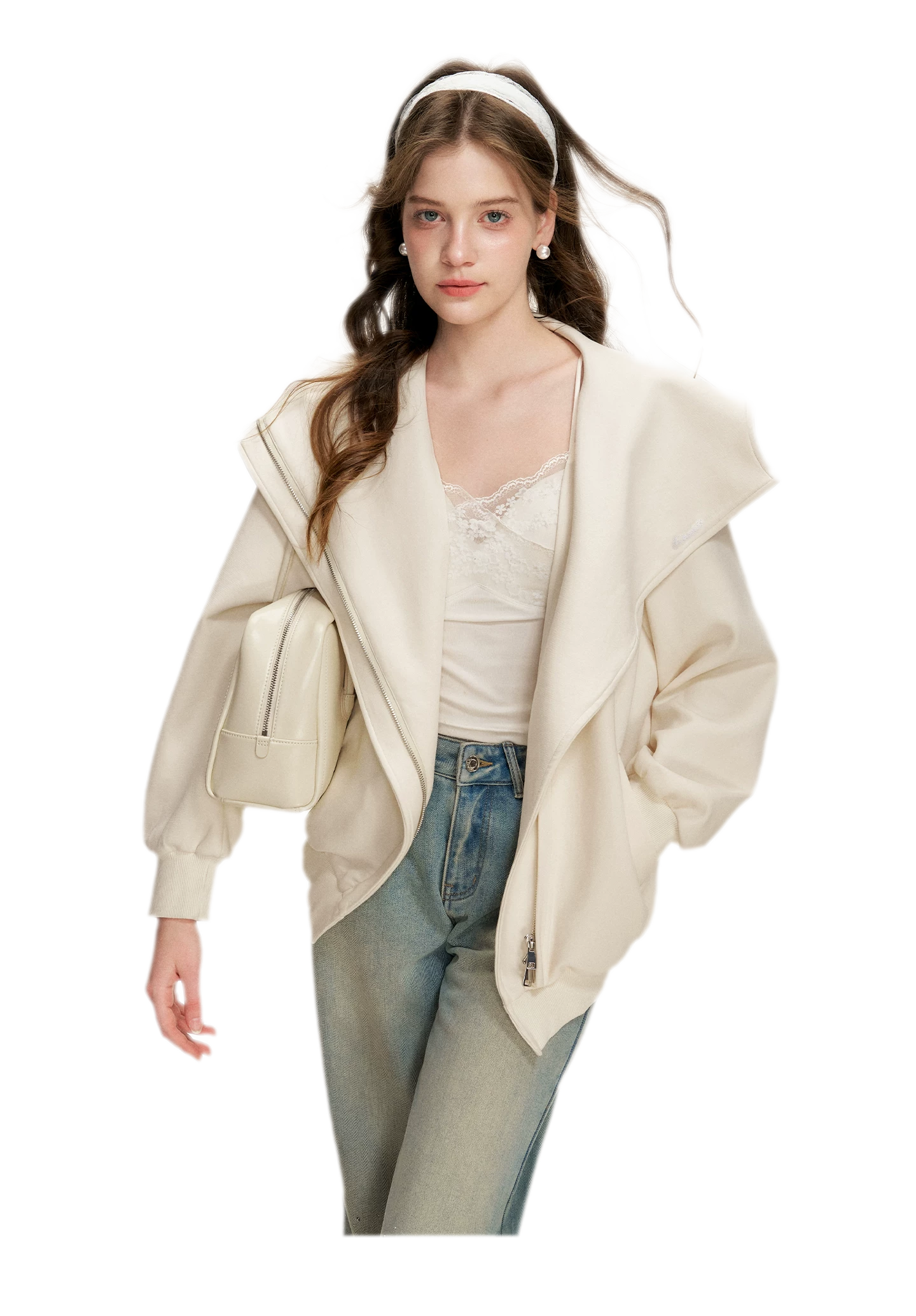 Blokette Hooded Zip Hoodie