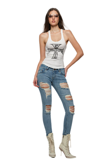 Low Rise Skinny Jeans