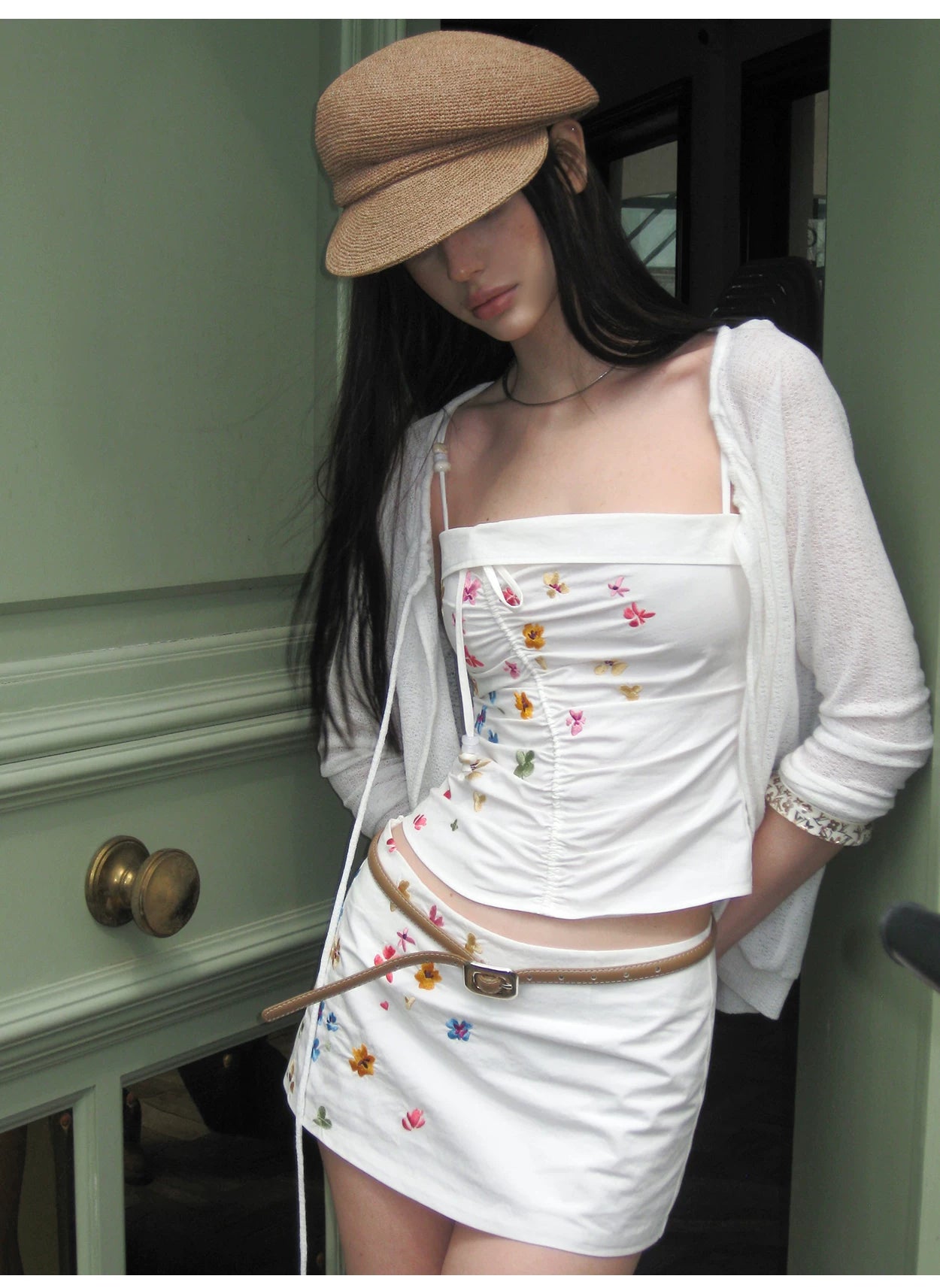 Summer Vintage Knit Sun Protection Cardigan