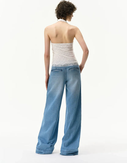 Lyocell Wide-Leg Jeans