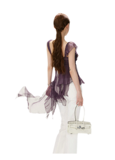 CYNR Misty Chiffon Ruffle Cami – view 14