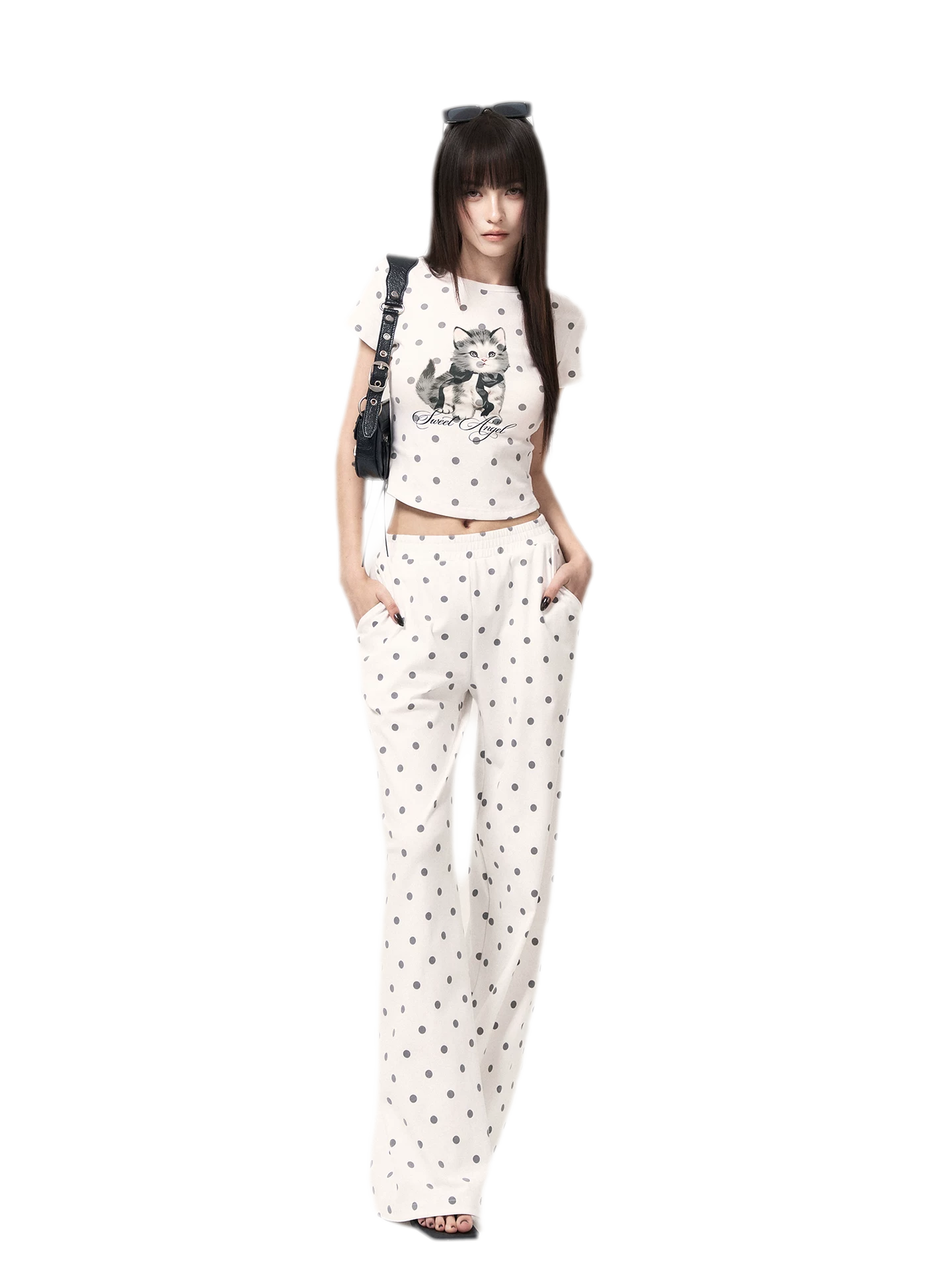 Polka Dot Knit Set