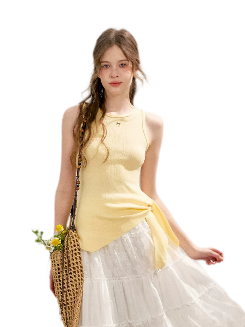 Tie Knit Vest