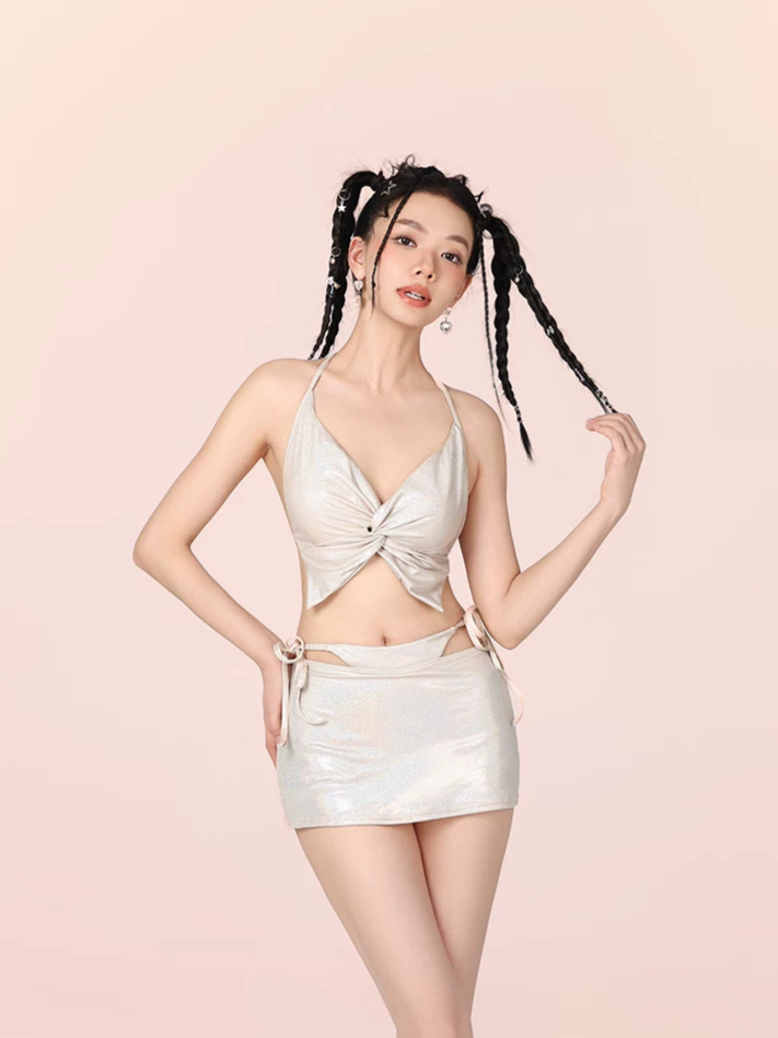 Strappy Cutout Bikini Set