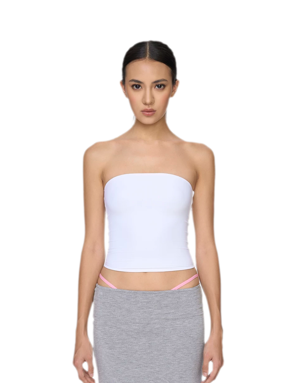 Imported Brushed Bustier Top