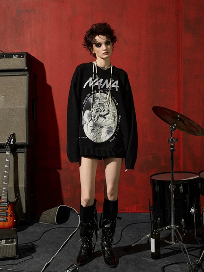 DSM X NANA Appliqué Crewneck Sweater
