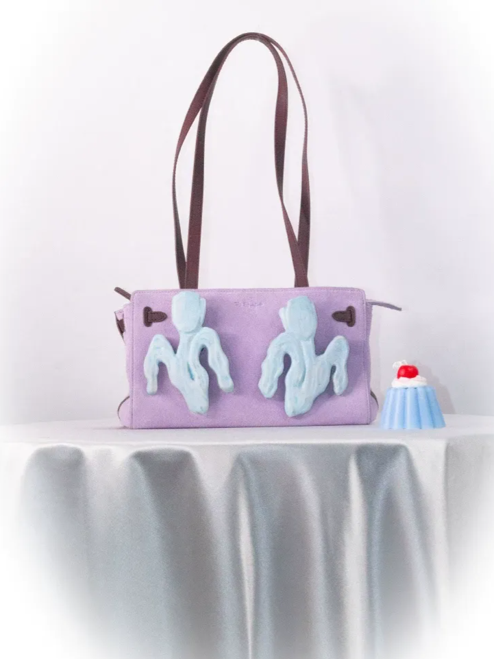 Handcrafted Ceramic Bow Bag