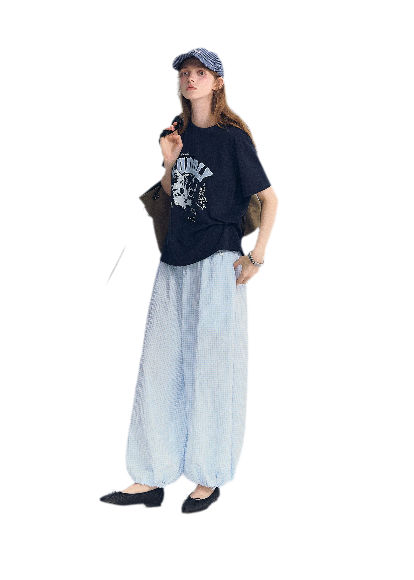 Cat Print Relaxed T-Shirt