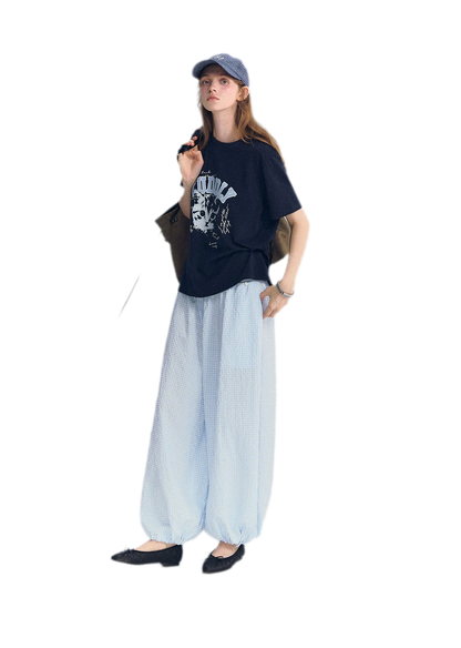 Cat Print Relaxed T-Shirt