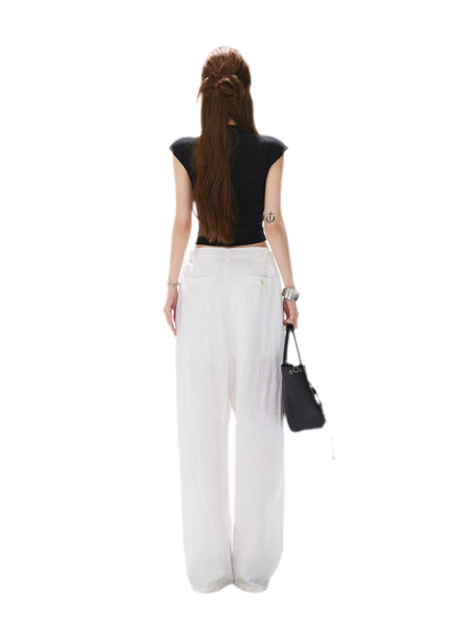 Lyocell Slim Embroidered Top