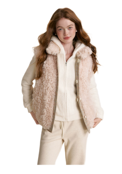 Eco Plush Bear-Ear Hoodie