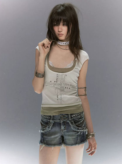 Punk Cross Graffiti Tee