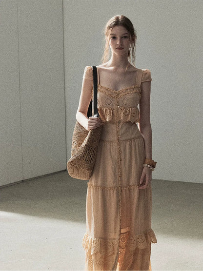 Floral Embroidered Dress