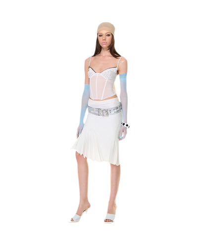 Lace Mesh Slim Cami