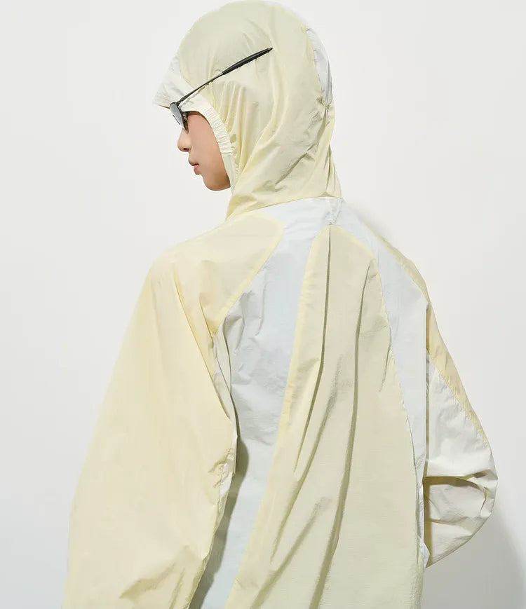Lightweight Colorblock Hooded Jacket