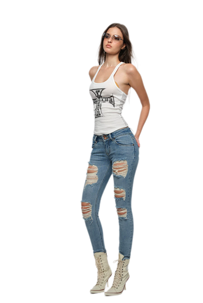 Low Rise Skinny Jeans