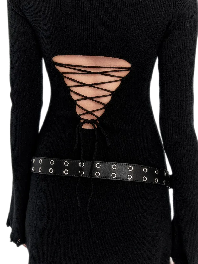 Metal Cross Punk Belt