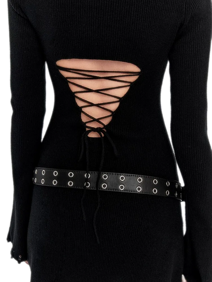 Metal Cross Punk Belt