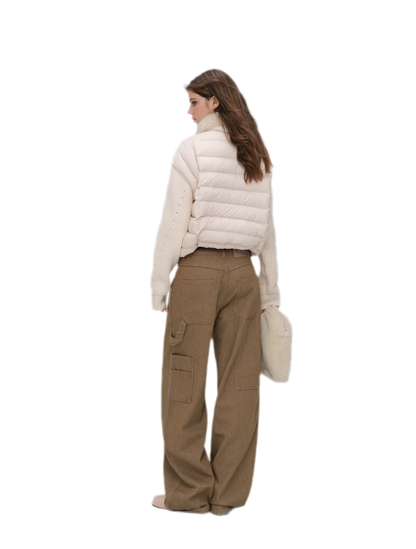 Detachable Sleeve Down Vest