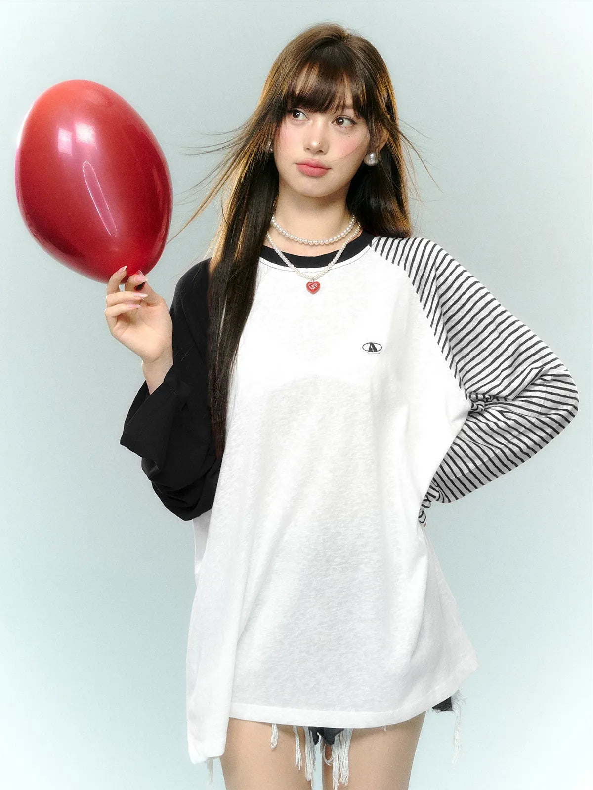 Color-Block Striped Top