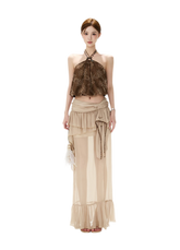 CYNR Beaded Halter Crop Top – view 15