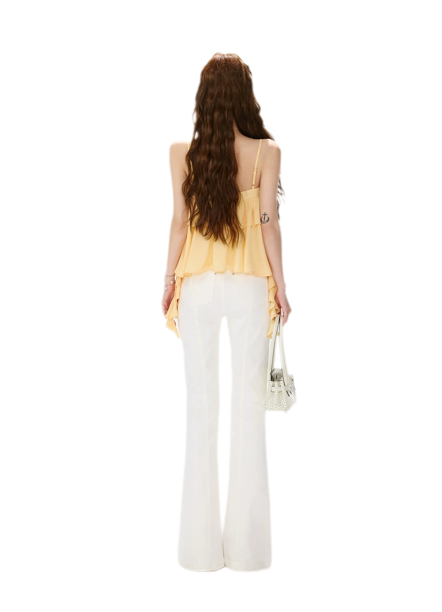 CYNR Crystal Ruffle Cami – view 15