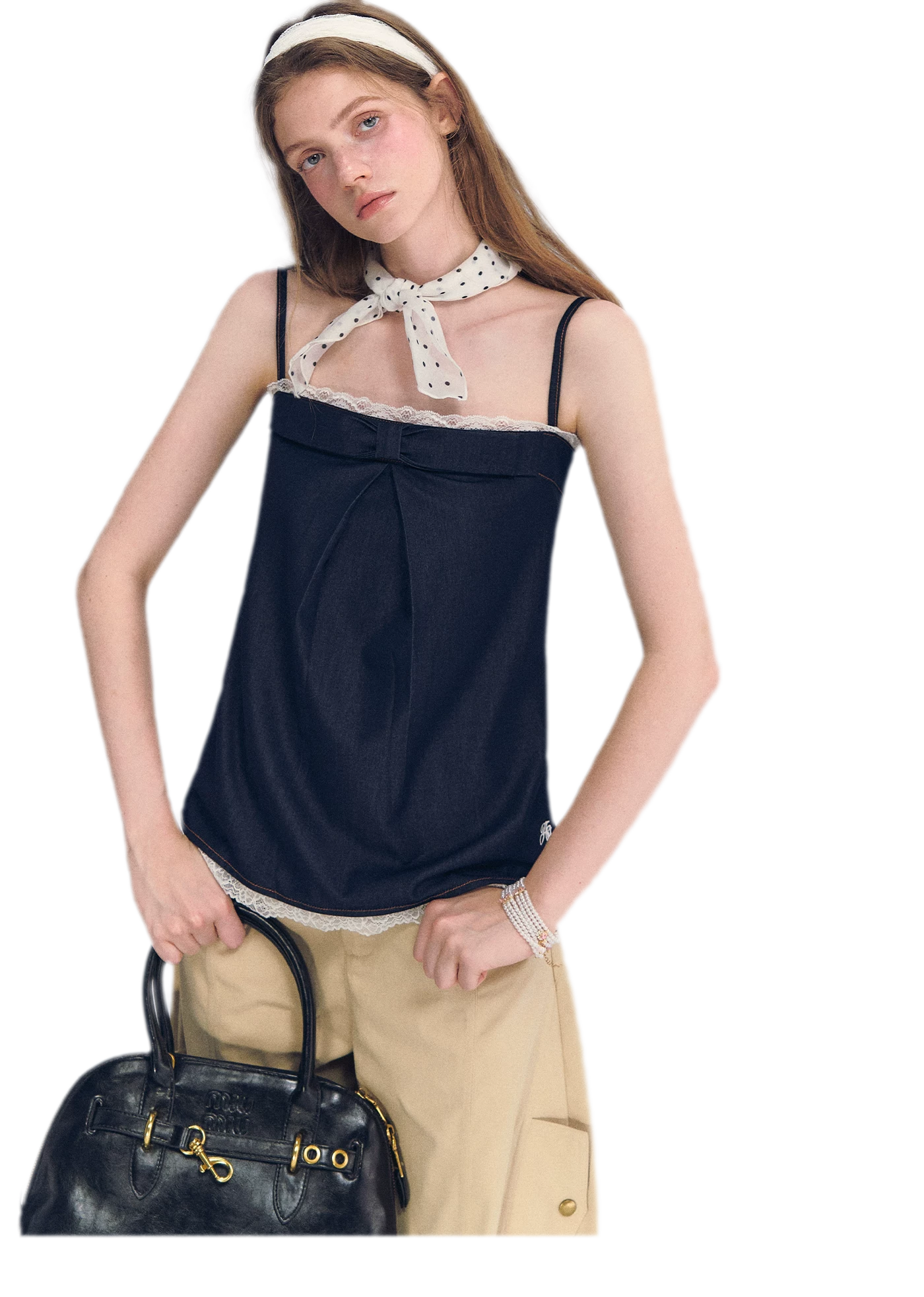 Lace Trim Cami Top