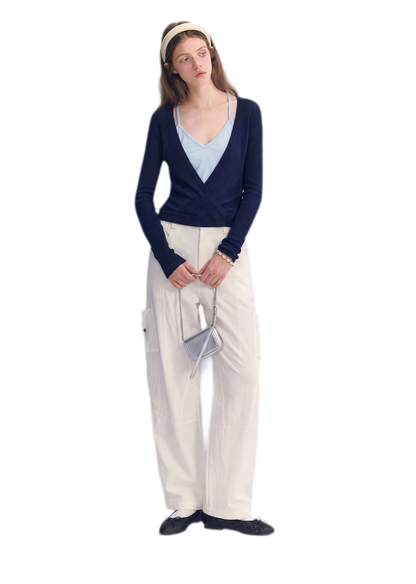 Lyocell Faux Two Knit