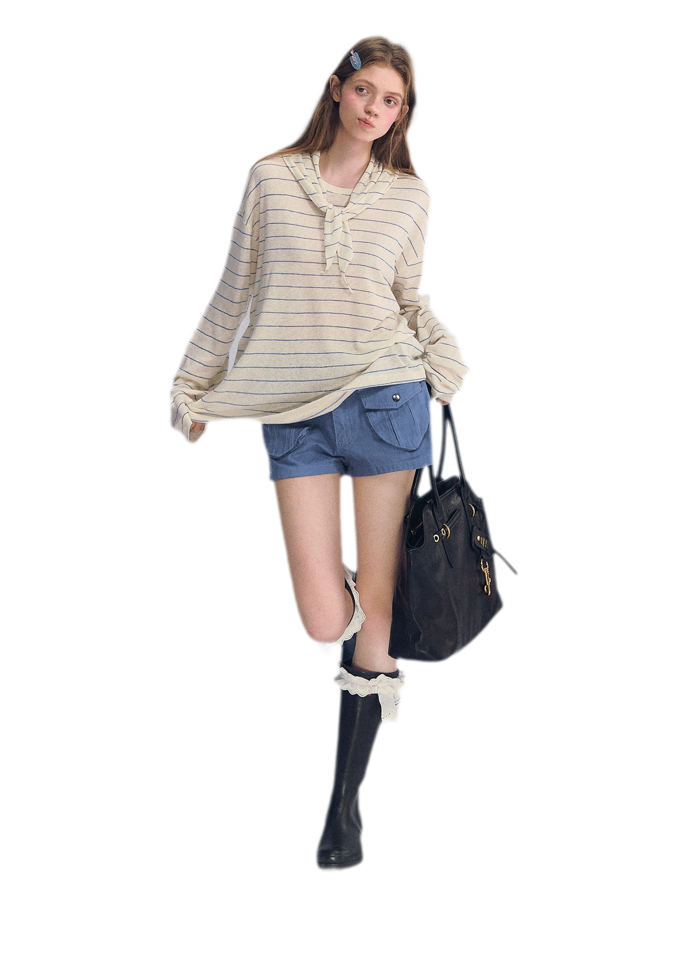Low-Waist Cargo Shorts