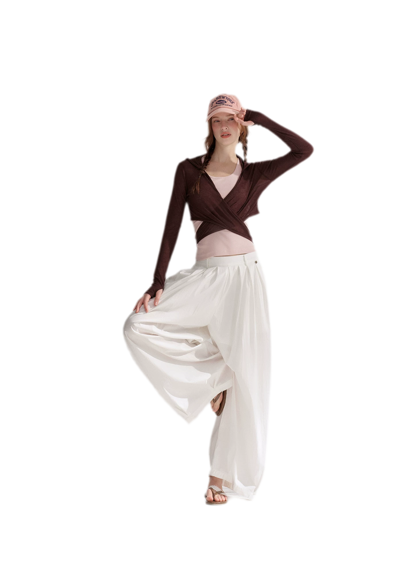 Tie Front Shrug Tank