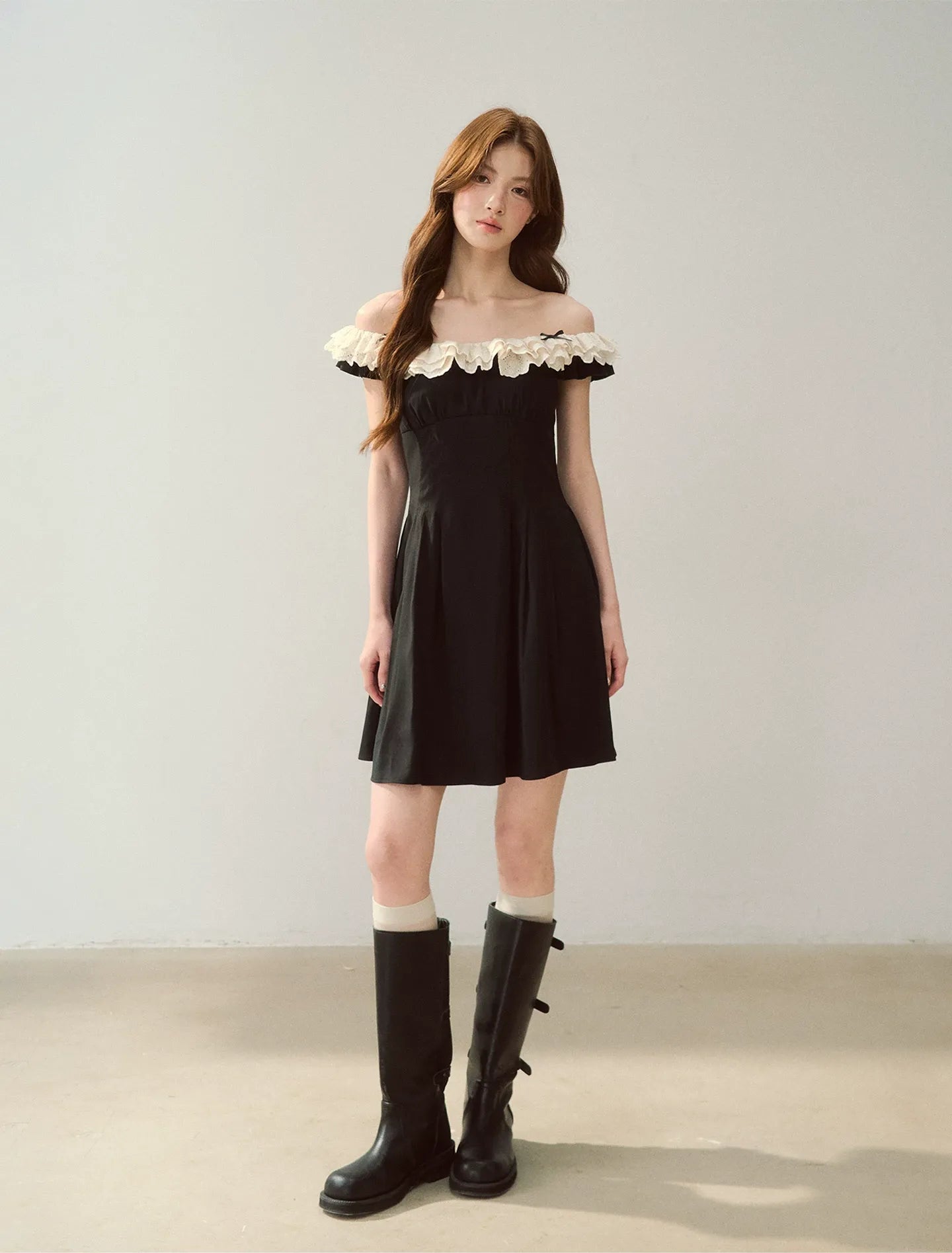 Lace Off-Shoulder Dress