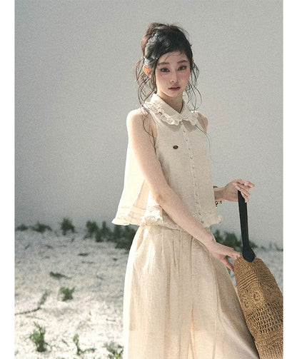 Soft Lace Two-Piece Set