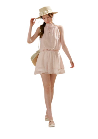 Lace Halter Dress