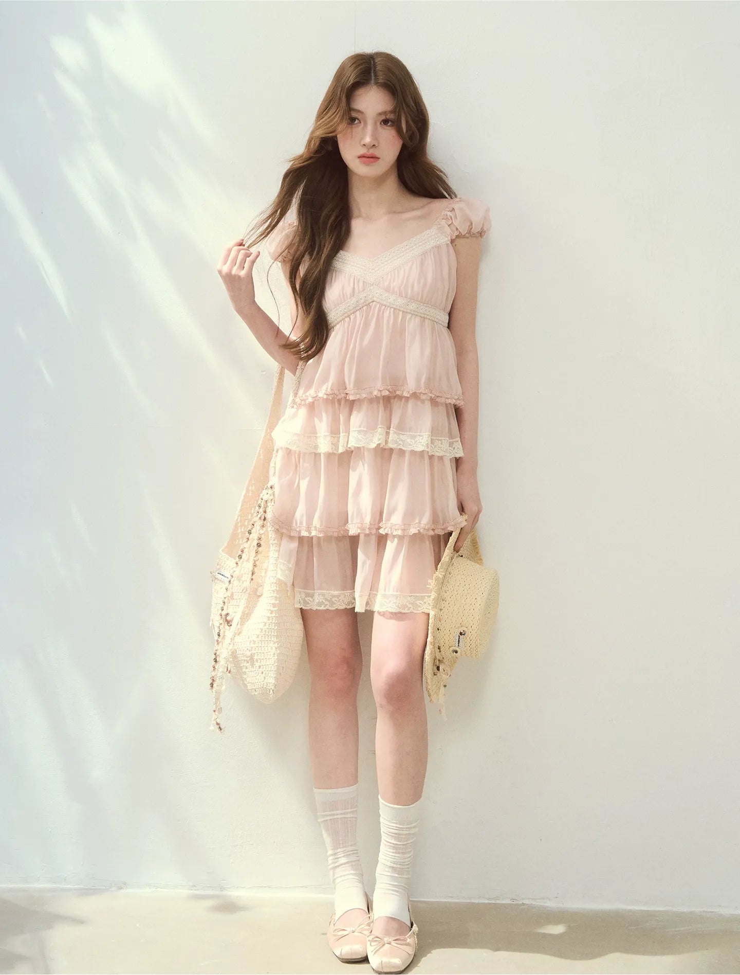 Summer Isles Tiered Dress