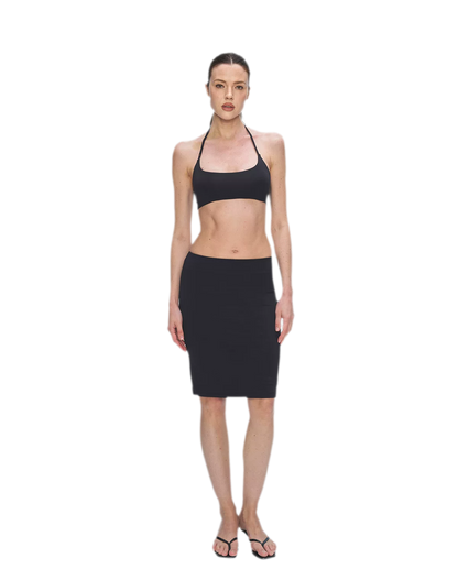 Nude Feel Layered Skirt