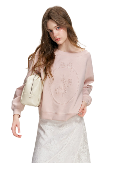 Modal Embossed Sweatshirt