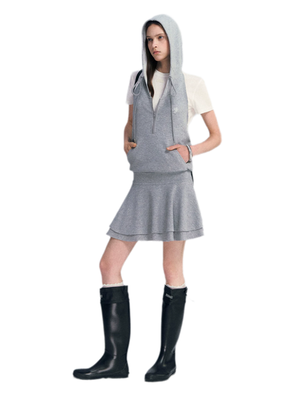 Hooded Romper Dress