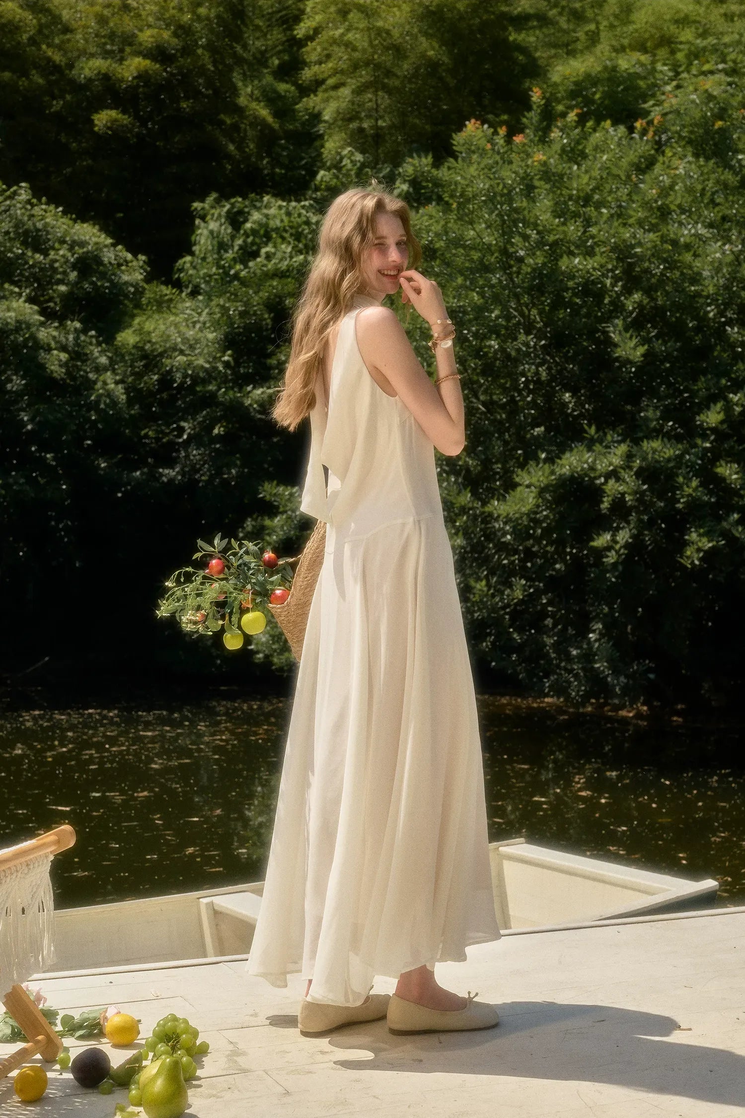 Bow Detail Sleeveless Dress