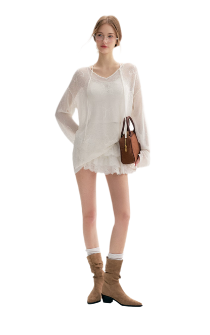 Tencel Jacquard Sun Cardigan