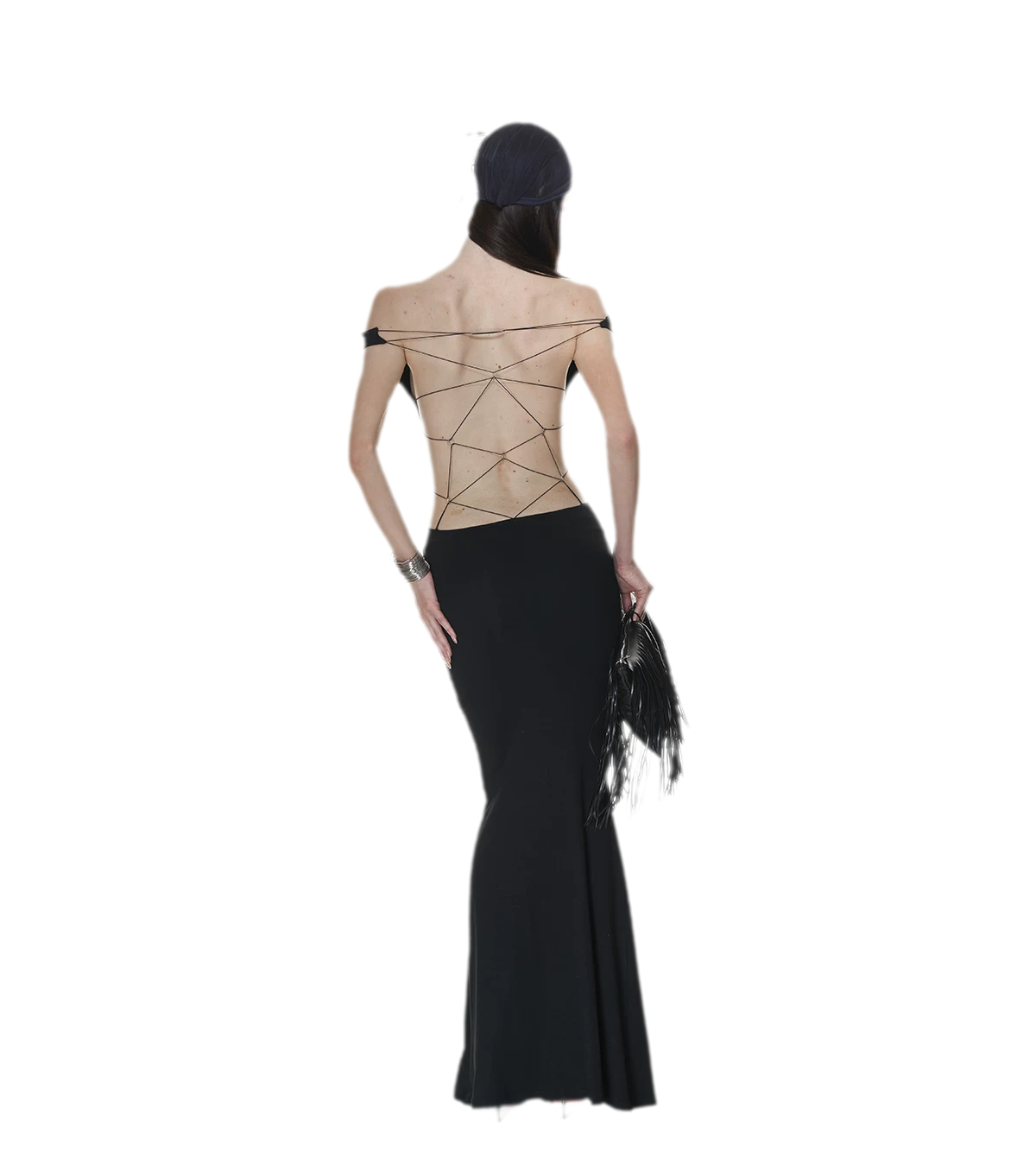 Back Tie Mermaid Dress