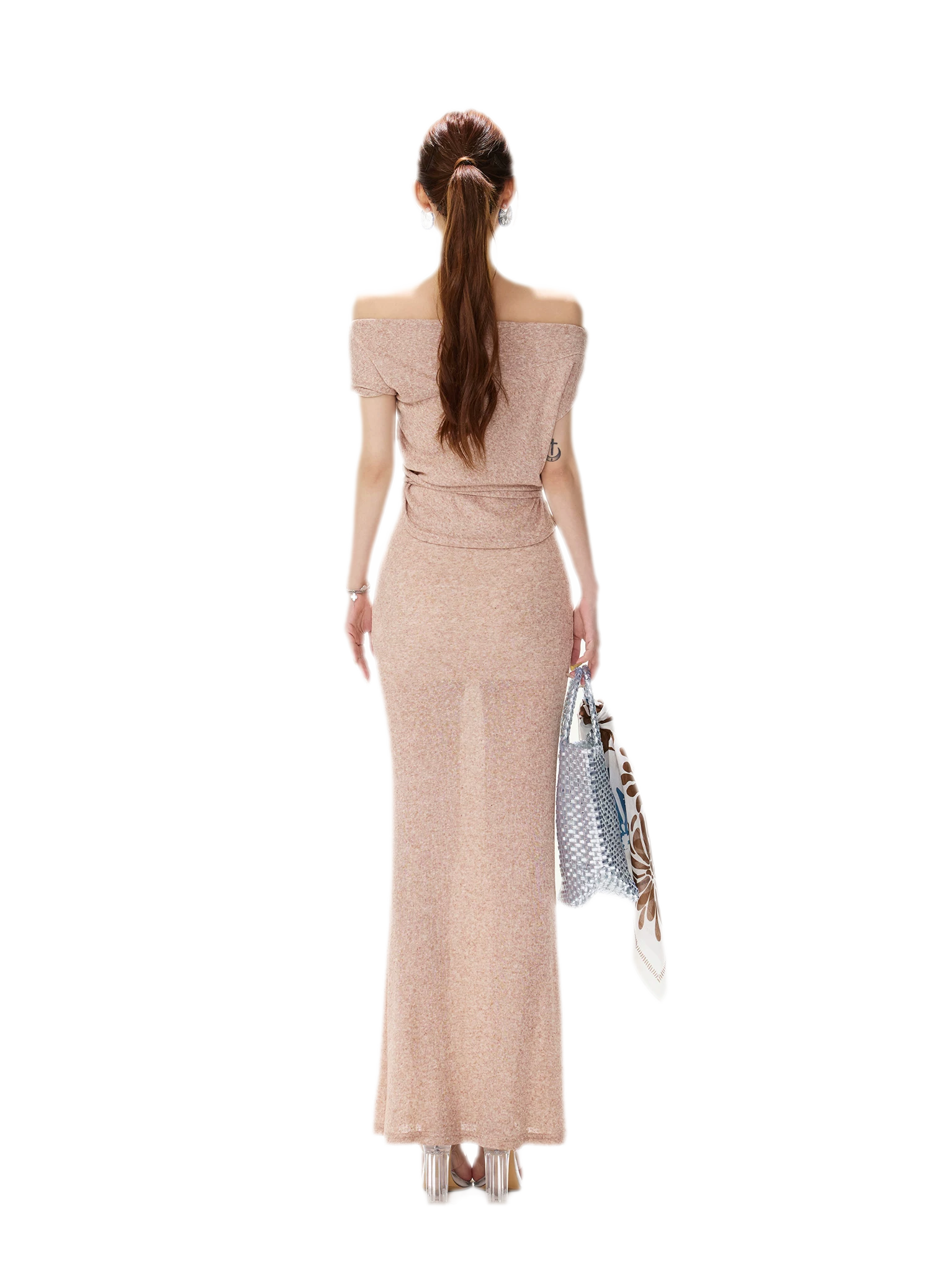 Textured Knit Midi Set