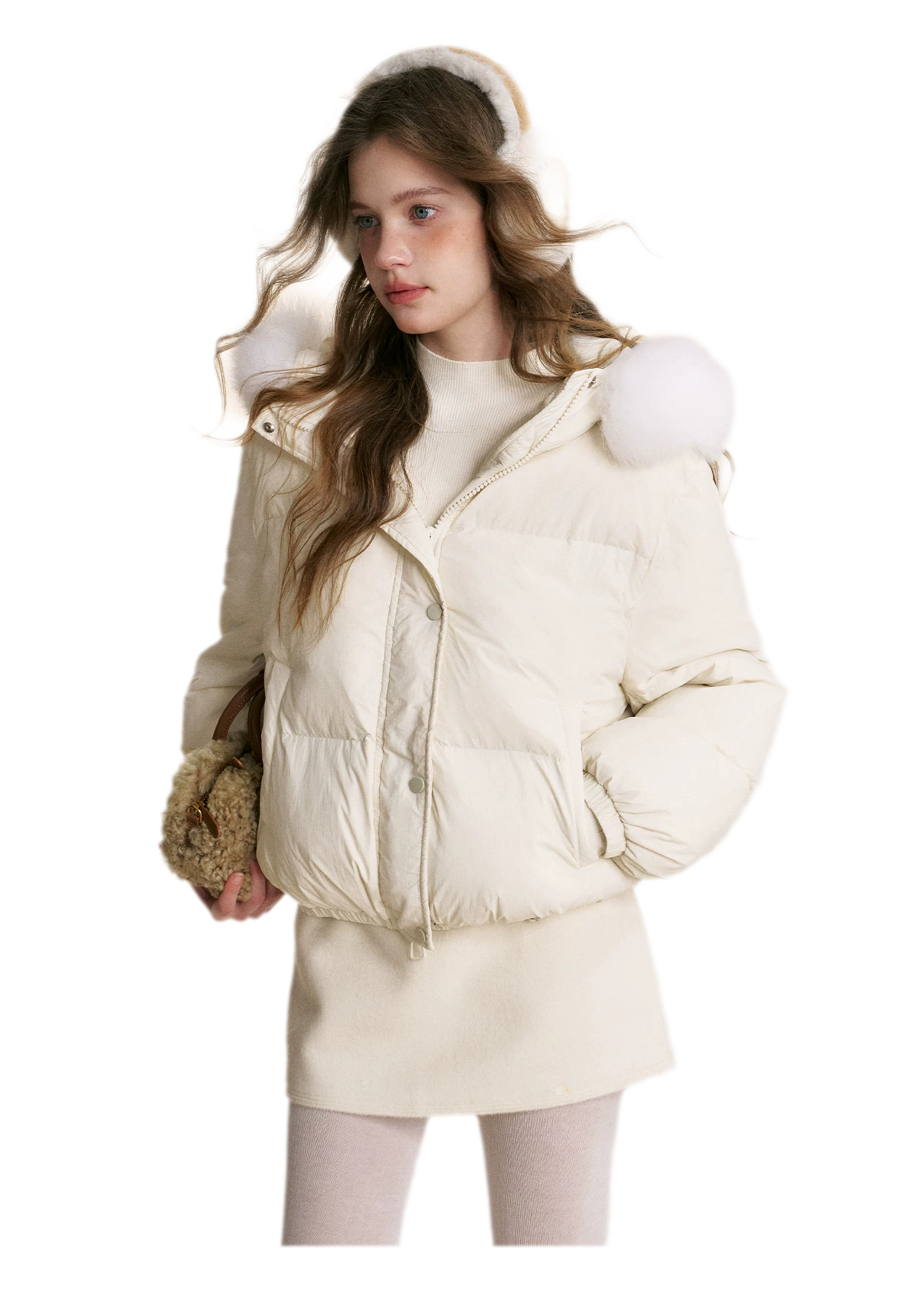Puffer Hooded Down Jacket