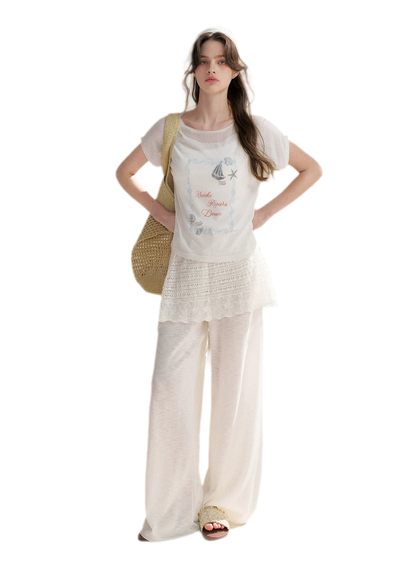 Tencel Linen Knit Pants