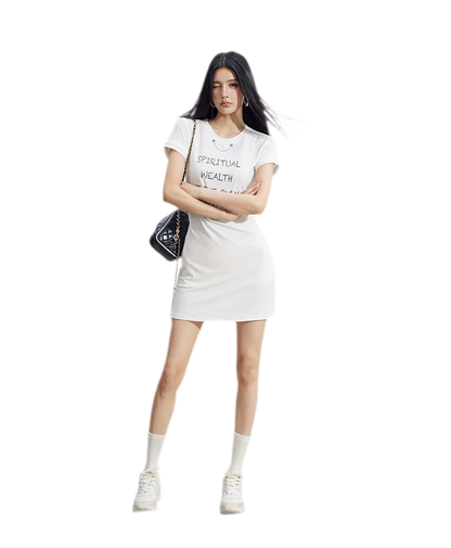 Chain Detail T-Shirt Dress